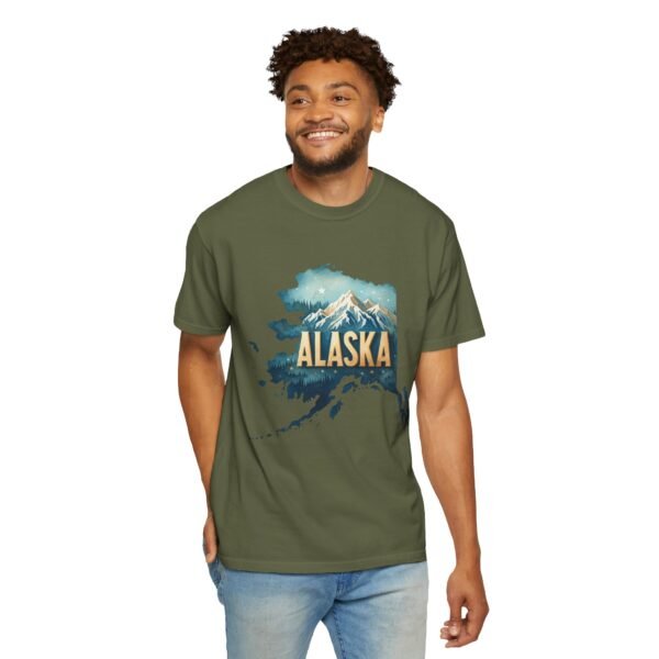 Alaska Vintage T-Shirt | Unisex Garment-Dyed Tee, Men's and Women's Wear, Travel Souvenir, Nature Lovers, Gift for Adventure Seekers - Image 23