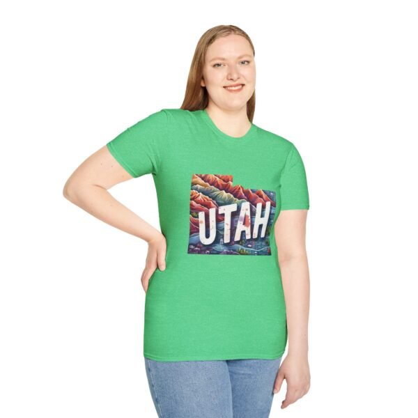Utah Adventure T-Shirt, Unisex Softstyle Tee, Vintage Nature Shirt, Travel Gift, Summer Attire, Outdoor Lover Apparel - Image 53