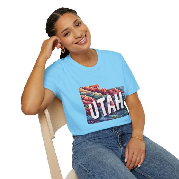 Utah Adventure T-Shirt, Unisex Softstyle Tee, Vintage Nature Shirt, Travel Gift, Summer Attire, Outdoor Lover Apparel - Image 72