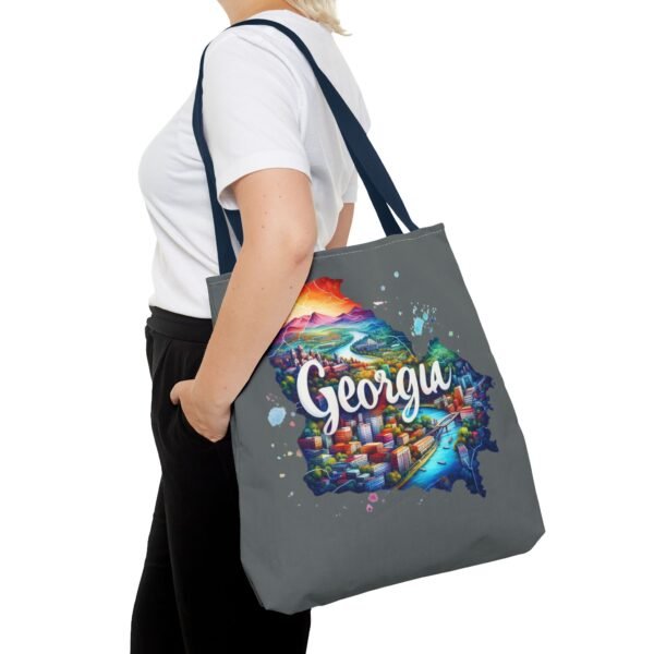Georgia Tote Bag, Colorful State Map Tote, Travel Bag, Gift for Travelers, Stylish Grocery Tote, Eco-Friendly Bag - Image 72