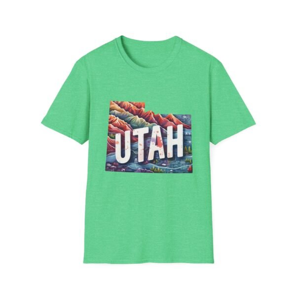 Utah Adventure T-Shirt, Unisex Softstyle Tee, Vintage Nature Shirt, Travel Gift, Summer Attire, Outdoor Lover Apparel - Image 49