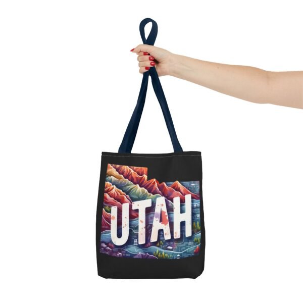 Utah Landscape Tote Bag, Eco-Friendly Shopping, Travel Accessory, Gift for Adventurers, Modern Design, AOP Tote - Image 52