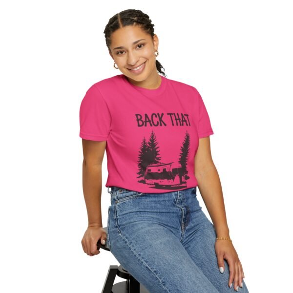Retro Camper Tee - 'Back That Thang Up!' Unisex T-Shirt, Vintage Vibe, Campfire Shirt, Gift for Nature Lovers, Outdoor Adventures - Image 90