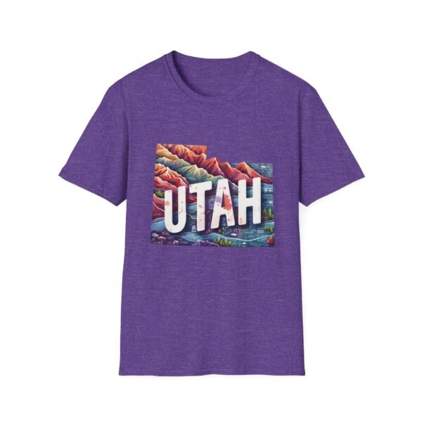 Utah Adventure T-Shirt, Unisex Softstyle Tee, Vintage Nature Shirt, Travel Gift, Summer Attire, Outdoor Lover Apparel - Image 105