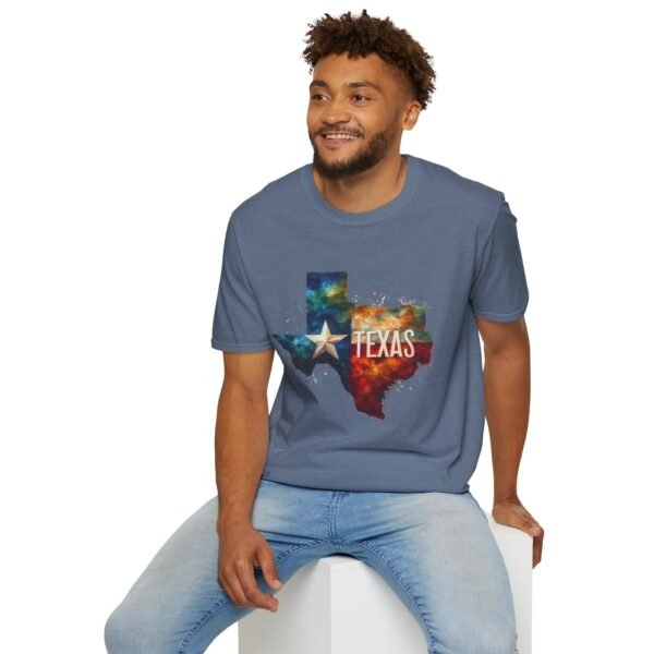 Texas Galaxy Unisex Softstyle T-Shirt, Gift for Texas Fans, Casual Wear, State Pride Shirt, Summer Outfit, Birthday Gift - Image 76