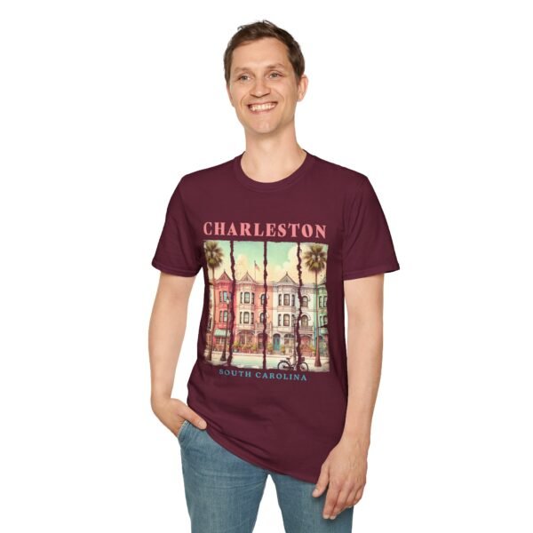 Charleston Vintage T-Shirt, Unisex Tee, Softstyle Apparel, Travel Souvenir, Summer Fashion, Gift for Beach Lovers - Image 31