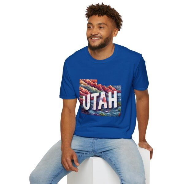 Utah Adventure T-Shirt, Unisex Softstyle Tee, Vintage Nature Shirt, Travel Gift, Summer Attire, Outdoor Lover Apparel - Image 103