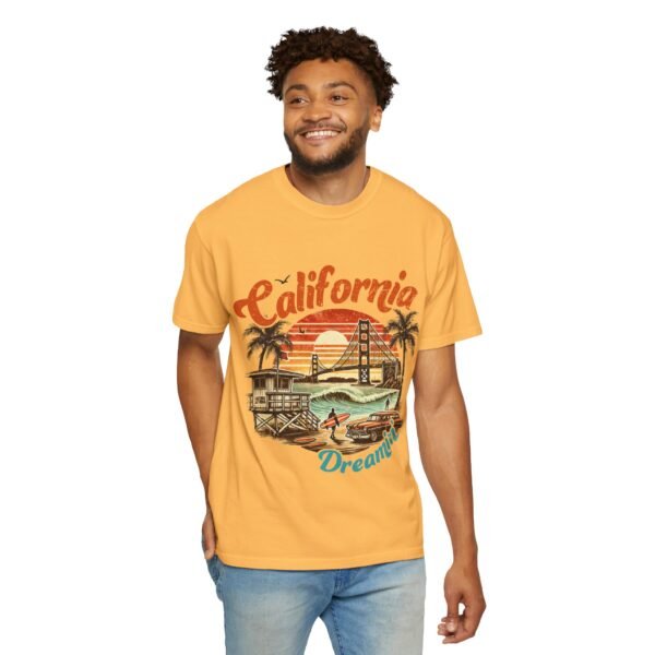 California Dreamin' Unisex Garment-Dyed T-Shirt, Vintage Style Tee, Summer Apparel, Beachwear, Tourist Souvenir, Gift for Travelers - Image 42