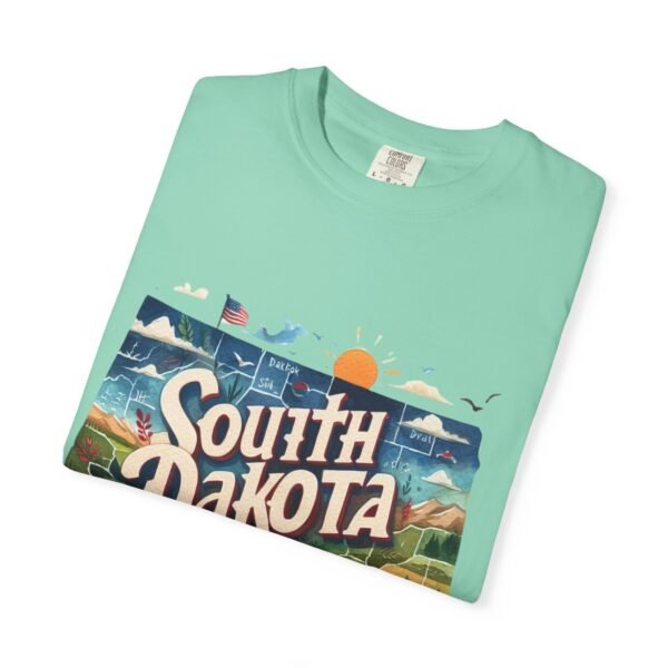 South Dakota Unisex Garment-Dyed T-shirt, Vintage South Dakota Tee, Travel Souvenir Shirt, Perfect for Vacation or Gift, Casual Wear, [...] - Image 51