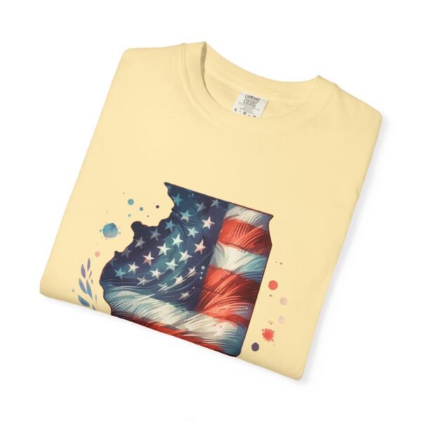 Illinois Flag Unisex T-Shirt, Independence Day Outfit, Patriotic Apparel, Americana Style, Gift for Illinois Residents - Image 21