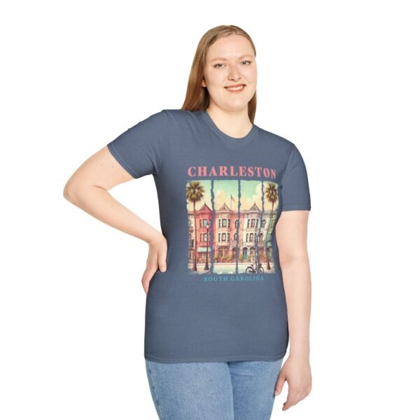 Charleston Vintage T-Shirt, Unisex Tee, Softstyle Apparel, Travel Souvenir, Summer Fashion, Gift for Beach Lovers - Image 77