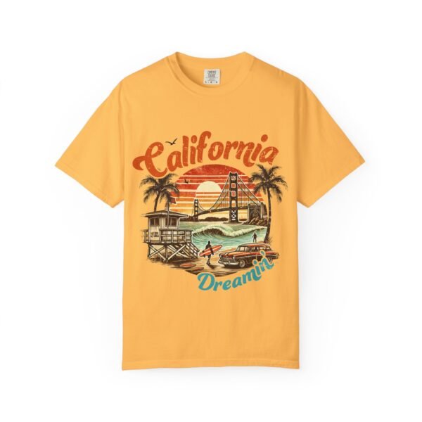 California Dreamin' Unisex Garment-Dyed T-Shirt, Vintage Style Tee, Summer Apparel, Beachwear, Tourist Souvenir, Gift for Travelers - Image 37