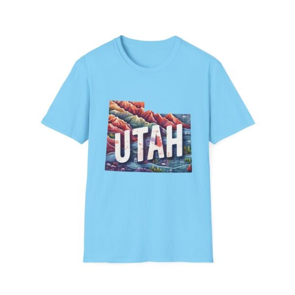 Utah Adventure T-Shirt, Unisex Softstyle Tee, Vintage Nature Shirt, Travel Gift, Summer Attire, Outdoor Lover Apparel - Image 65