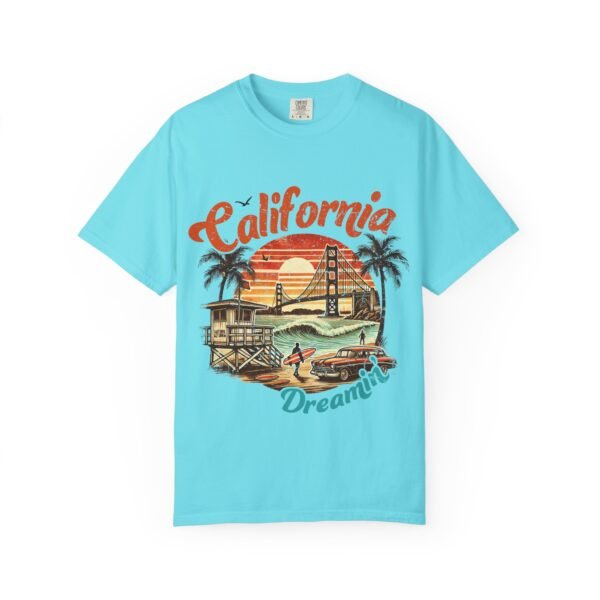 California Dreamin' Unisex Garment-Dyed T-Shirt, Vintage Style Tee, Summer Apparel, Beachwear, Tourist Souvenir, Gift for Travelers - Image 64