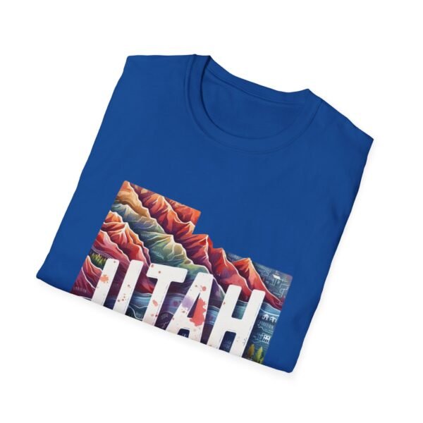 Utah Adventure T-Shirt, Unisex Softstyle Tee, Vintage Nature Shirt, Travel Gift, Summer Attire, Outdoor Lover Apparel - Image 100