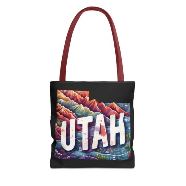 Utah Landscape Tote Bag, Eco-Friendly Shopping, Travel Accessory, Gift for Adventurers, Modern Design, AOP Tote - Image 13
