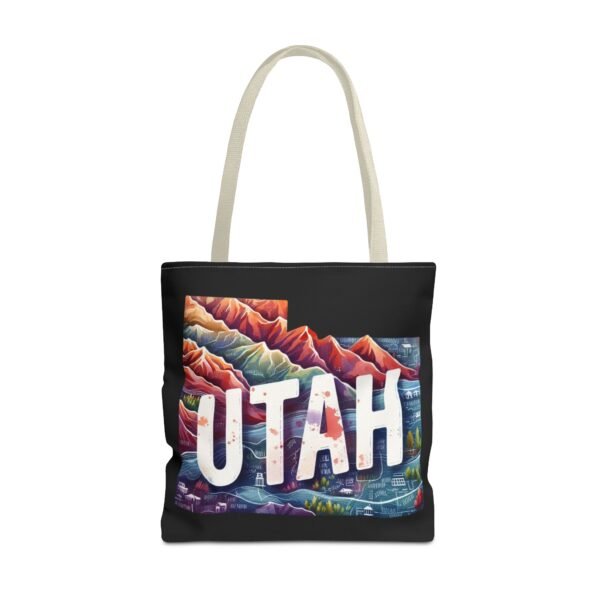 Utah Landscape Tote Bag, Eco-Friendly Shopping, Travel Accessory, Gift for Adventurers, Modern Design, AOP Tote - Image 45