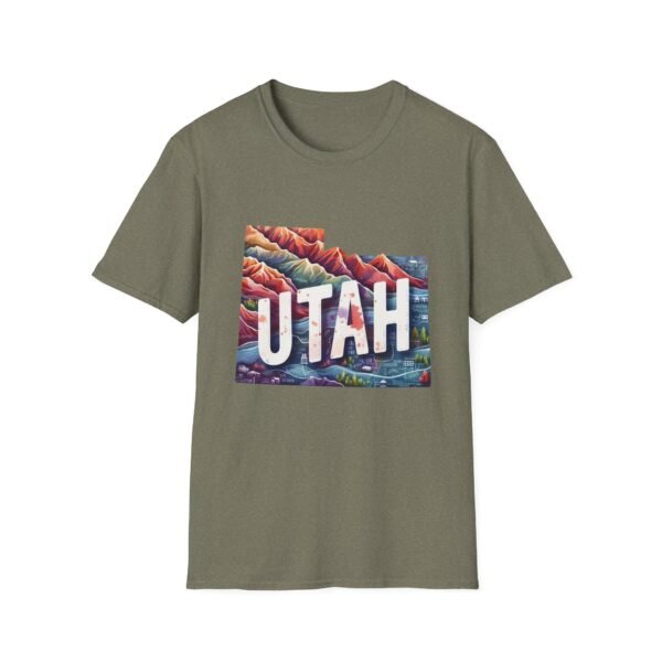 Utah Adventure T-Shirt, Unisex Softstyle Tee, Vintage Nature Shirt, Travel Gift, Summer Attire, Outdoor Lover Apparel - Image 33