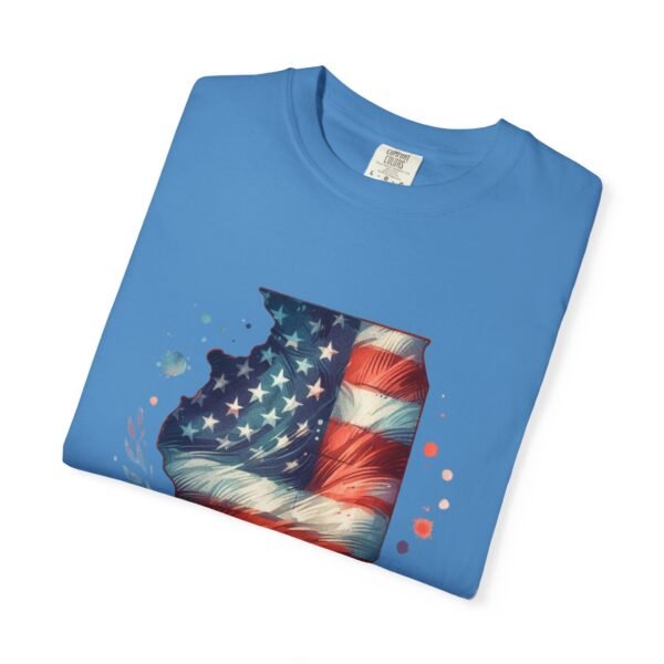 Illinois Flag Unisex T-Shirt, Independence Day Outfit, Patriotic Apparel, Americana Style, Gift for Illinois Residents - Image 57