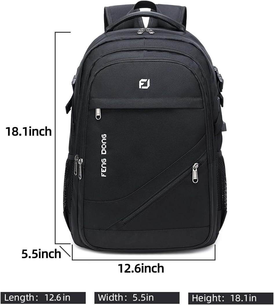 Durable Waterproof Travel Laptop Backpack 17.3 inc... - Image 3