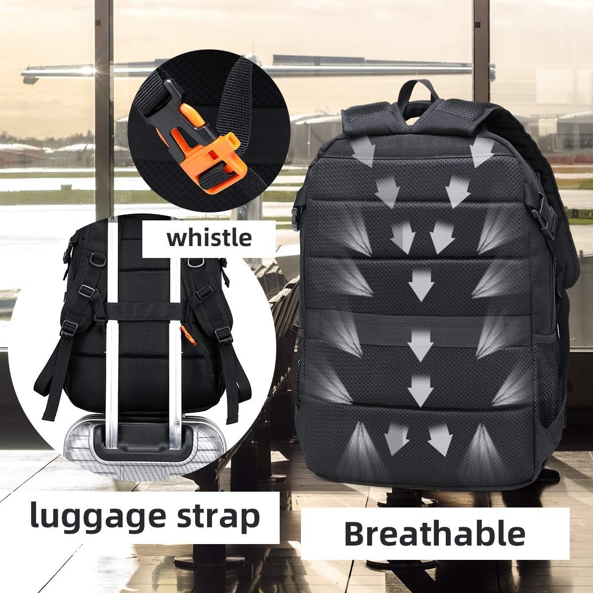 Durable Waterproof Travel Laptop Backpack 17.3 inc... - Image 6