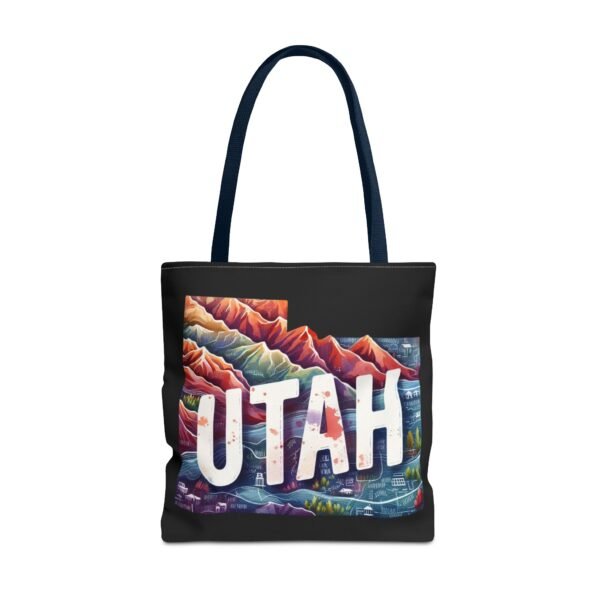 Utah Landscape Tote Bag, Eco-Friendly Shopping, Travel Accessory, Gift for Adventurers, Modern Design, AOP Tote - Image 57