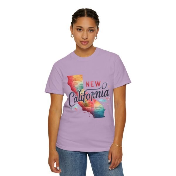 New California Unisex Garment-Dyed T-Shirt, Vintage California Tee, Summer Apparel, Travel Souvenir, Gift for Californians - Image 5