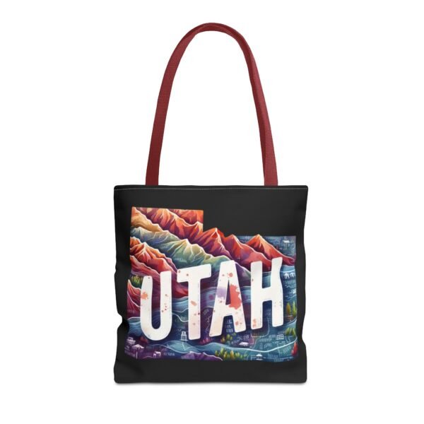 Utah Landscape Tote Bag, Eco-Friendly Shopping, Travel Accessory, Gift for Adventurers, Modern Design, AOP Tote - Image 17