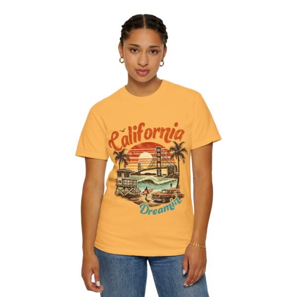California Dreamin' Unisex Garment-Dyed T-Shirt, Vintage Style Tee, Summer Apparel, Beachwear, Tourist Souvenir, Gift for Travelers - Image 40