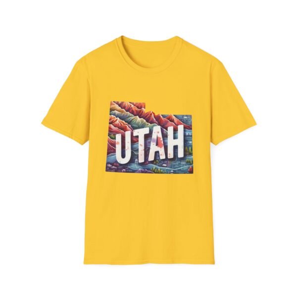 Utah Adventure T-Shirt, Unisex Softstyle Tee, Vintage Nature Shirt, Travel Gift, Summer Attire, Outdoor Lover Apparel - Image 25