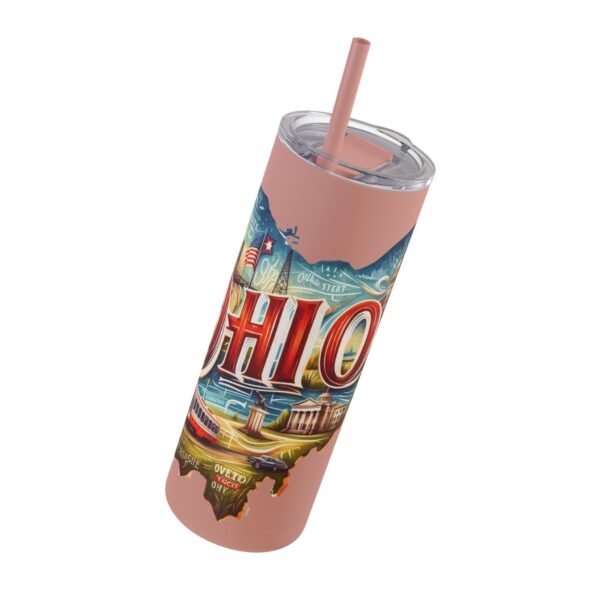 Ohio-themed Skinny Matte Tumbler, Stylish Travel Mug, Personalized Gift, Drinkware for Any Occasion, Home and Office Decor, Unique [...] - Image 61