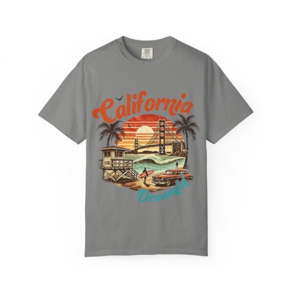 California Dreamin' Unisex Garment-Dyed T-Shirt, Vintage Style Tee, Summer Apparel, Beachwear, Tourist Souvenir, Gift for Travelers - Image 73