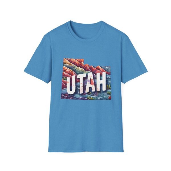 Utah Adventure T-Shirt, Unisex Softstyle Tee, Vintage Nature Shirt, Travel Gift, Summer Attire, Outdoor Lover Apparel - Image 57