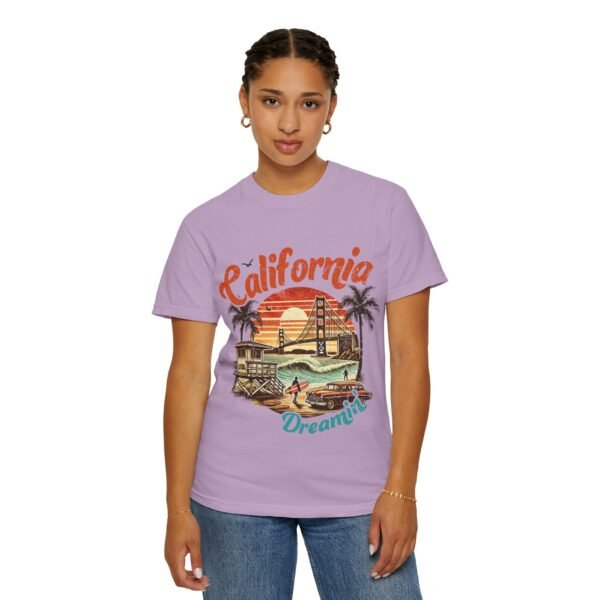 California Dreamin' Unisex Garment-Dyed T-Shirt, Vintage Style Tee, Summer Apparel, Beachwear, Tourist Souvenir, Gift for Travelers - Image 103