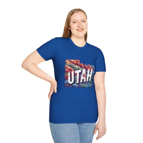 Utah Adventure T-Shirt, Unisex Softstyle Tee, Vintage Nature Shirt, Travel Gift, Summer Attire, Outdoor Lover Apparel - Image 101