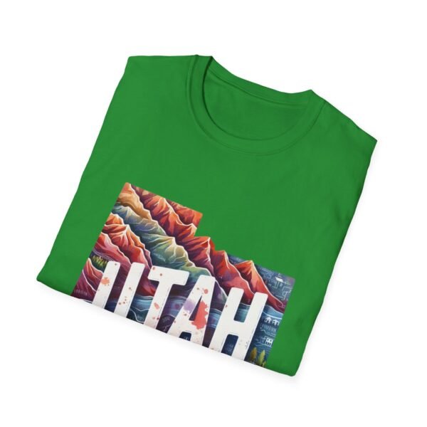 Utah Adventure T-Shirt, Unisex Softstyle Tee, Vintage Nature Shirt, Travel Gift, Summer Attire, Outdoor Lover Apparel - Image 44
