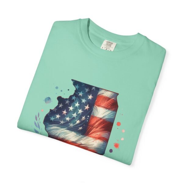 Illinois Flag Unisex T-Shirt, Independence Day Outfit, Patriotic Apparel, Americana Style, Gift for Illinois Residents - Image 39
