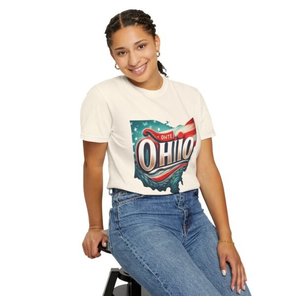 Ohio Vintage T-Shirt | Unisex Garment-Dyed Tee | Perfect for Summer, Festivals, and Casual Wear | Great Gift for Ohio Lovers - Image 19