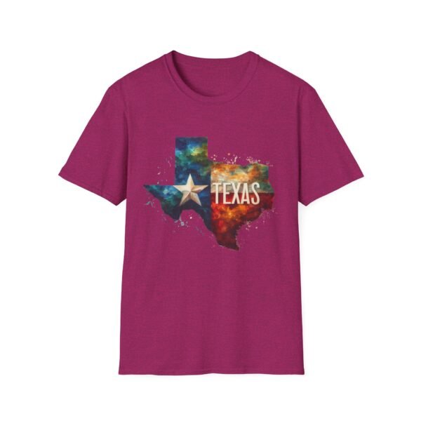 Texas Galaxy Unisex Softstyle T-Shirt, Gift for Texas Fans, Casual Wear, State Pride Shirt, Summer Outfit, Birthday Gift - Image 36