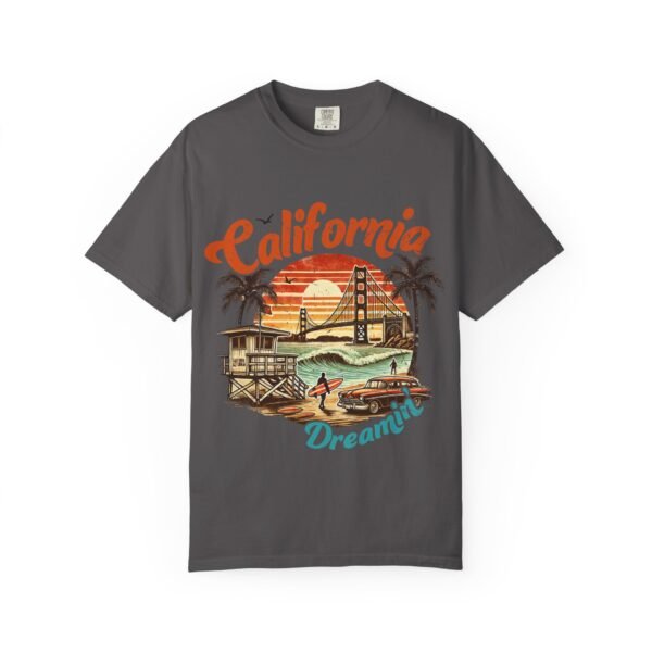 California Dreamin' Unisex Garment-Dyed T-Shirt, Vintage Style Tee, Summer Apparel, Beachwear, Tourist Souvenir, Gift for Travelers - Image 91