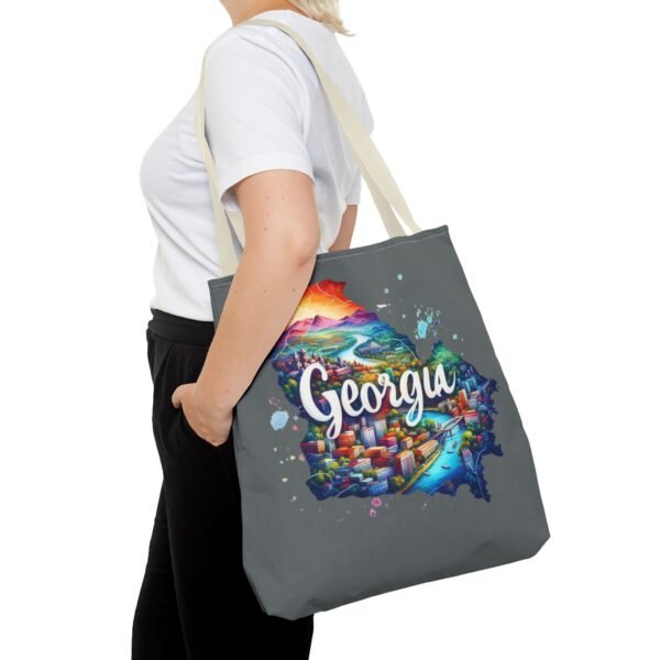 Georgia Tote Bag, Colorful State Map Tote, Travel Bag, Gift for Travelers, Stylish Grocery Tote, Eco-Friendly Bag - Image 57
