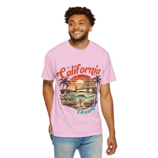 California Dreamin' Unisex Garment-Dyed T-Shirt, Vintage Style Tee, Summer Apparel, Beachwear, Tourist Souvenir, Gift for Travelers - Image 114