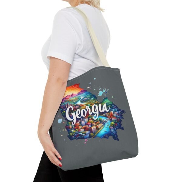 Georgia Tote Bag, Colorful State Map Tote, Travel Bag, Gift for Travelers, Stylish Grocery Tote, Eco-Friendly Bag - Image 52