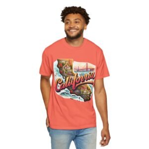 California Graphic Unisex T-Shirt, Vintage California Tee, Casual Streetwear, Beachwear, Gifts for Travelers