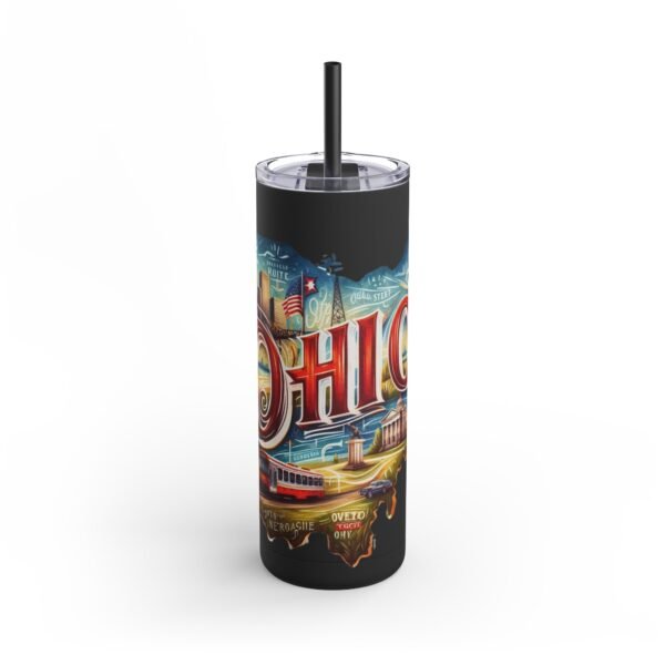 Ohio-themed Skinny Matte Tumbler, Stylish Travel Mug, Personalized Gift, Drinkware for Any Occasion, Home and Office Decor, Unique [...]