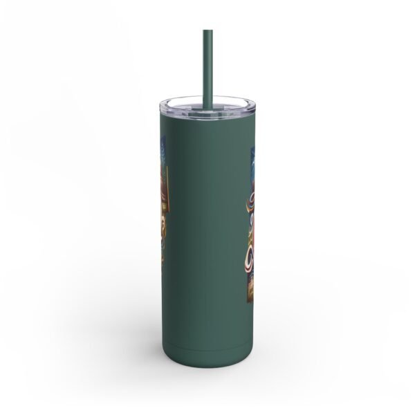 Ohio-themed Skinny Matte Tumbler, Stylish Travel Mug, Personalized Gift, Drinkware for Any Occasion, Home and Office Decor, Unique [...] - Image 30