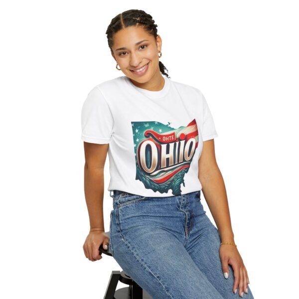 Ohio Vintage T-Shirt | Unisex Garment-Dyed Tee | Perfect for Summer, Festivals, and Casual Wear | Great Gift for Ohio Lovers - Image 9