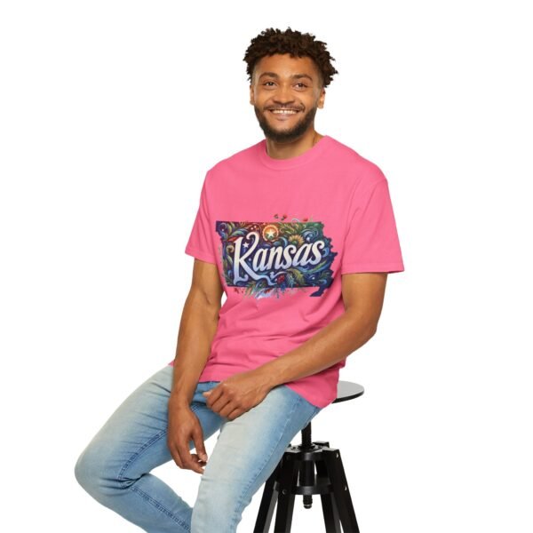 Kansas Floral Unisex T-Shirt, Graphic Tee, Gift for Kansans, State Pride Shirt, Casual Wear, Summer Shirt - Image 126