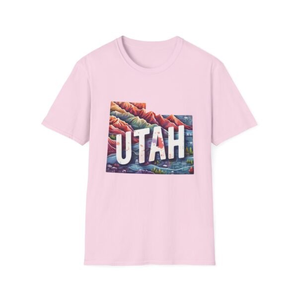 Utah Adventure T-Shirt, Unisex Softstyle Tee, Vintage Nature Shirt, Travel Gift, Summer Attire, Outdoor Lover Apparel - Image 113