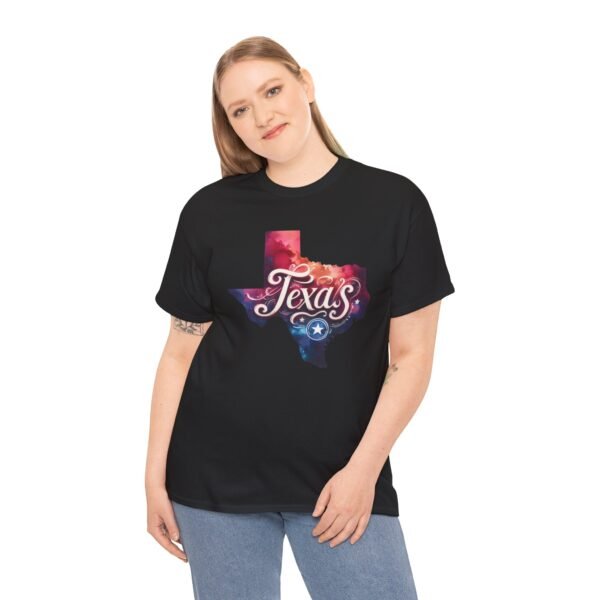 Texas Themed Unisex Heavy Cotton Tee - Perfect for Proud Texans, Gifts, Souvenirs, Casual Wear, Festivals - Image 14
